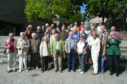 2010 vor dem Bach-Haus in Eisenach